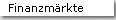 Finanzmärkte